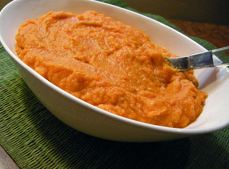 Yam and Carrot Puree