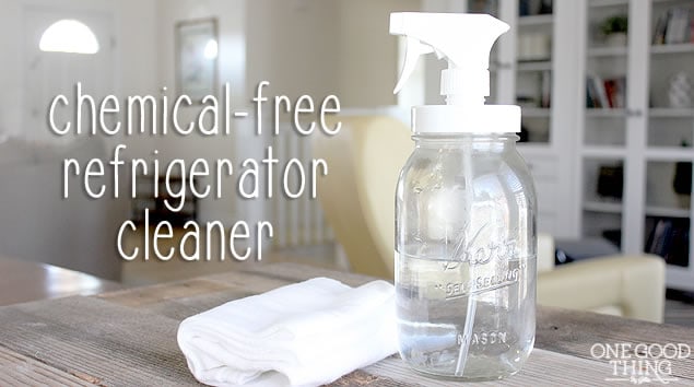 vinegar lemon-oil chemical free refrigerator cleaner