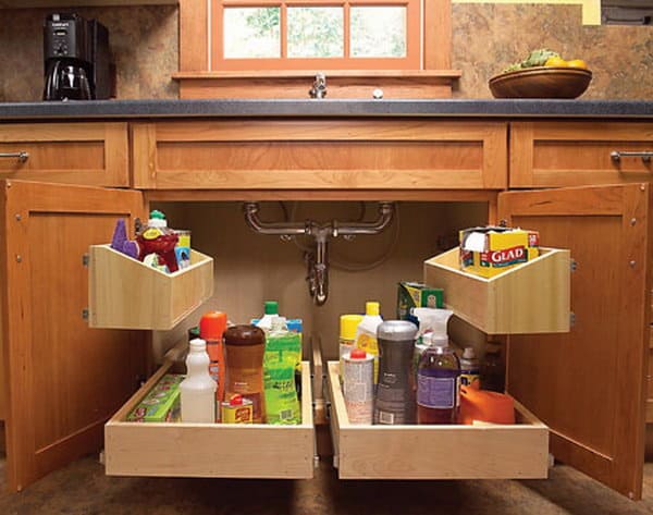 Under Kitchen Sink Storage