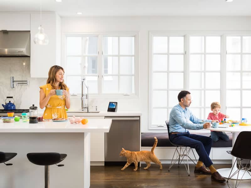 Amazon Echo Show in Kitchen