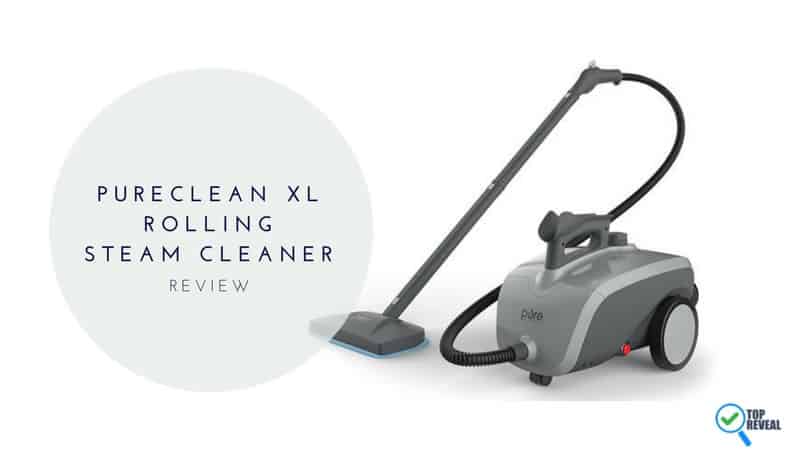 Pure Enrichment PureClean XL Rolling Steam Cleaner - 1500-Watt Multi-Purpose 