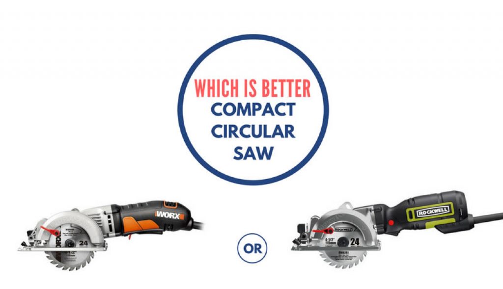 WORX Worxsaw WX429L vs Rockwell RK3441K Compact Circular Saw Comparison