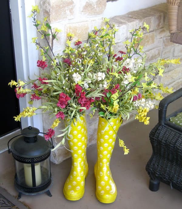 Flowers in the boot