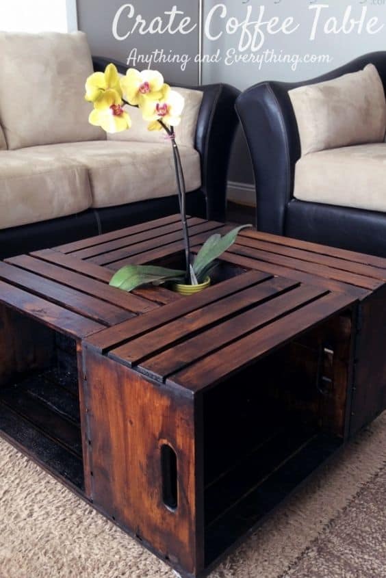 Simple Coffee Table from myanythingandeverything com