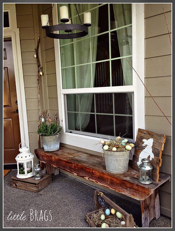 DIY Easter Porch