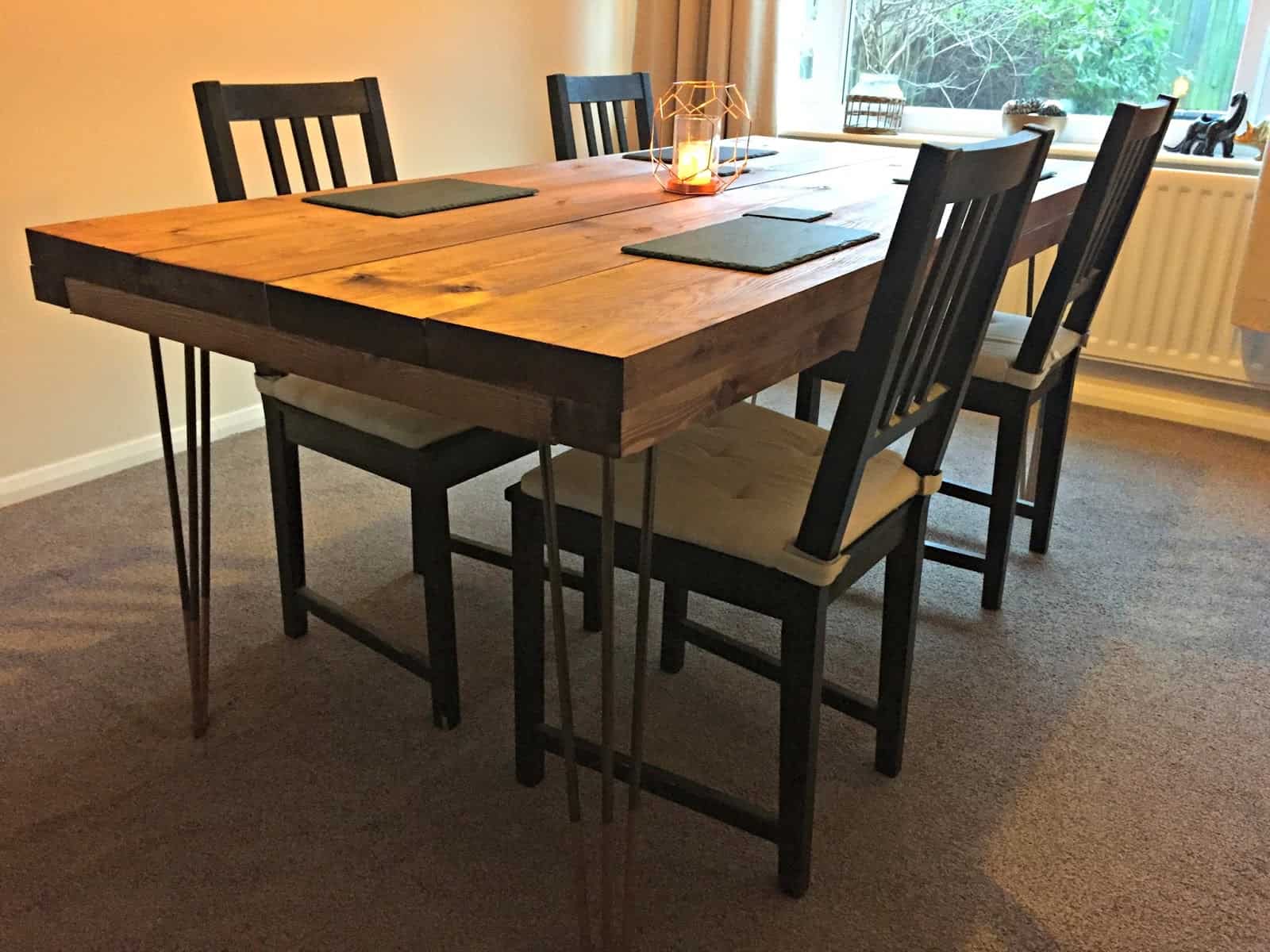 DIY Rustic Dining Table Tutorial