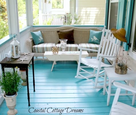 Paint The Floor in Porch