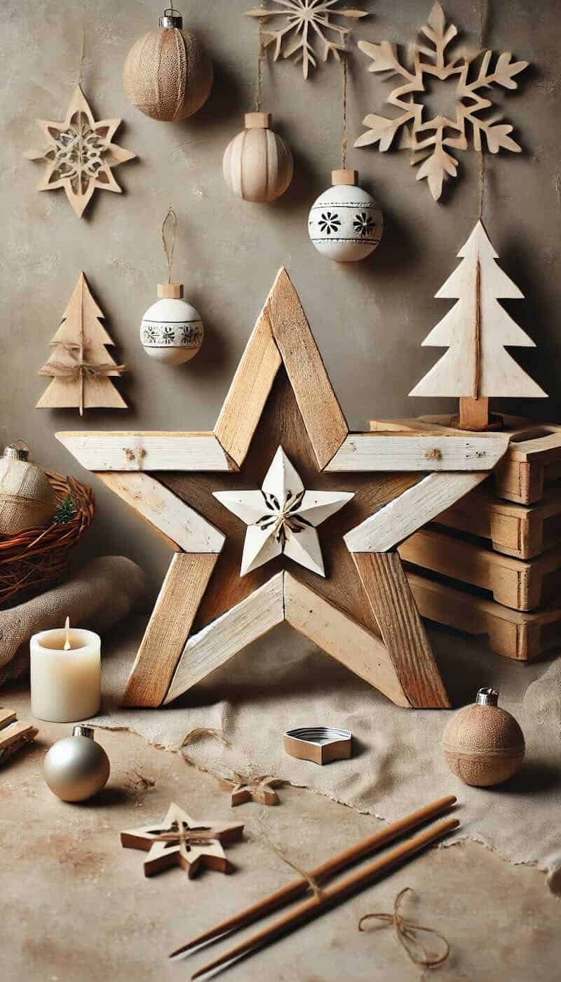 Holiday Decorations to Make Everyone Merry - DIY wood making 800px