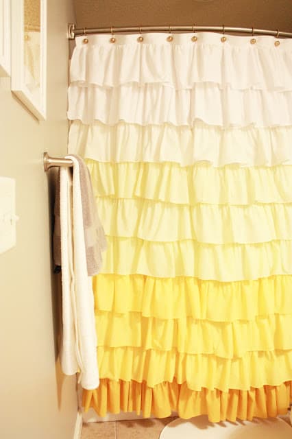 Ruffled Shower Curtain