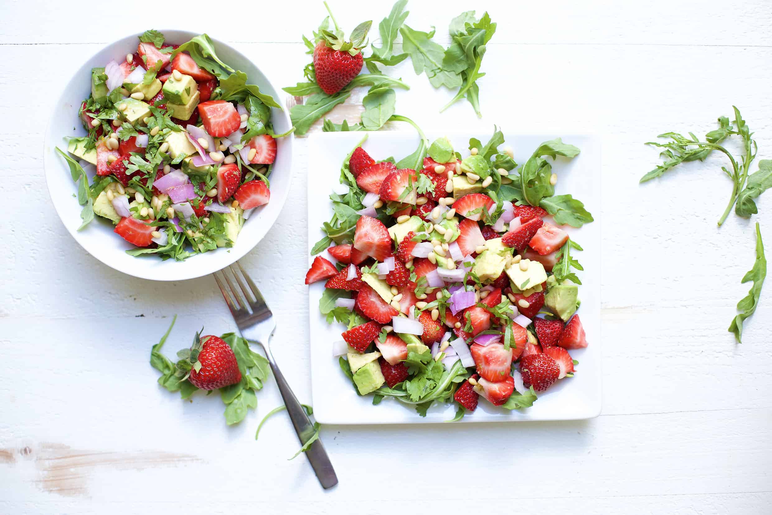 Avocado and Strawberry Salad