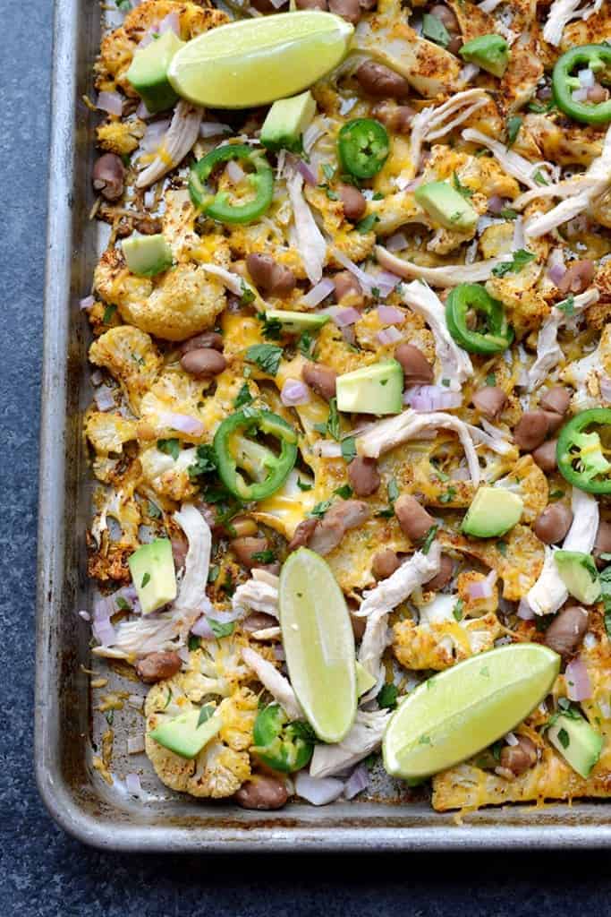  One-Pan Cauliflower Nachos