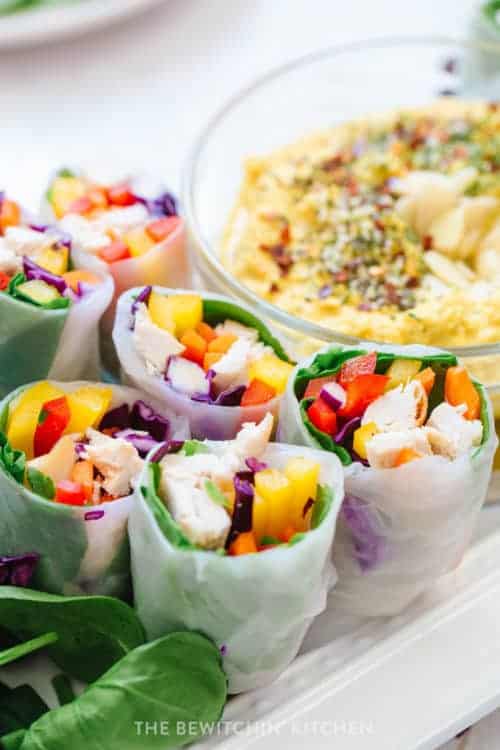 Chicken Spring Rolls 